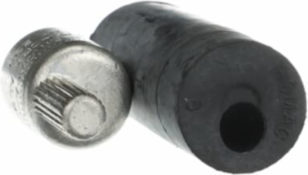 Aluminum Solid Offset Pin Terminal 250 kcmil, 2.63 Inch, 600 V, Brown