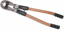 Manual Compression Tool with Curved Wood Handles, 21 Inch Length, 6.5 lbs