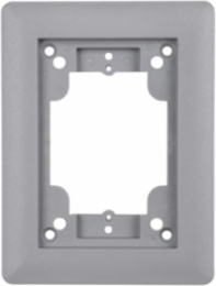 Single Gang Carpet Plate 4-5/8 Inch x 6-1/8 Inch Gray Non-Metallic