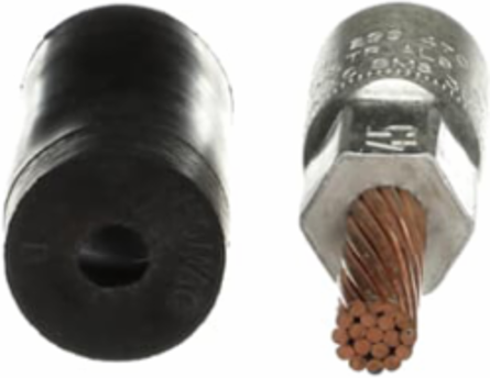 Aluminum Pin Adapter Terminal, Wire Size 1 Str, UL E63167, #3 Stud Size