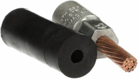 Aluminum Pin Adapter Terminal 2/0 Str Red, Tin Plated