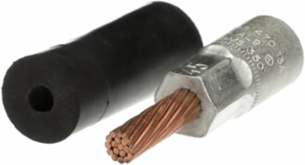 Aluminum Pin Adapter Terminal 3/0 Str Red, UL E63167, Aluminum Material