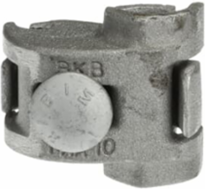 Aluminum Parallel Groove Clamp 2 Conductors 9/16 Inch Bolt Head Size