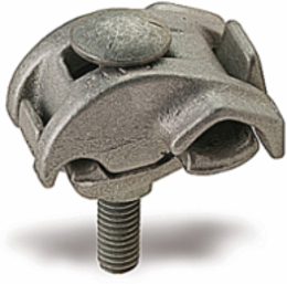 Parallel-Groove Clamp 2-7/32 x 1-3/16 x 1-1/2 Inch, 1/0-6 ASCR, 2 Conductors, Aluminum