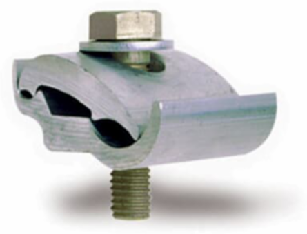 Aluminum Parallel Groove Clamp, 2-9/16 Inch Height, 1-5/8 Inch Length