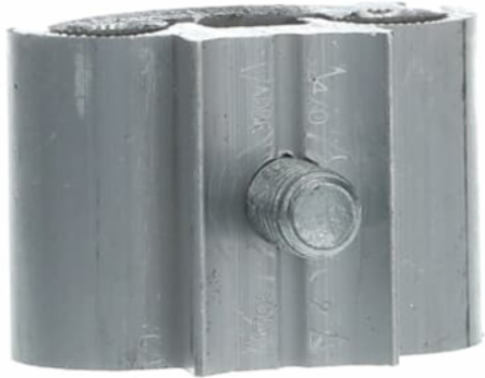 Aluminum Parallel Groove Clamp 4/0-2 Solid, 2 Conductors, 2 Inch Height