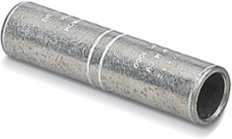 Copper Tin-Plated Straight Oil-Stop Splice, 3-1/8 Inch, 2/0 Wire Size