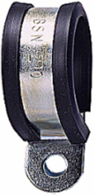 P-Clip 32mm Conduit Support Clip with PVC Insert, 2.5x2.3x3.6 Inch Dimensions