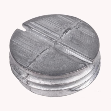 PVC CTD REC HEADPLUG 3/4IN GRAY