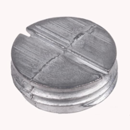 PVC CTD REC HEADPLUG 3/4IN GRAY