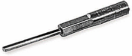 Aluminum Pin Terminals, 6 Inch Pin, #4 Solid-4/0 ACSR, Tin Plated
