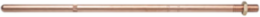Copper Air Rod 15mm Diameter, 1000mm Length, M16 Thread
