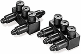 1/0 Aluminum Flood-Seal Multi-Port Connector 2-39/64 Inch, 3 Outlets, RUS Accepted