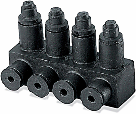 1/0 Aluminum Flood-Seal Multi-Port Connector, 6-13/16 Inch, 8 Poles, #14 to 1/0