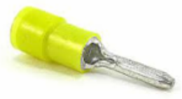 INS VINYL PIN TERM No12-10 YELLOW