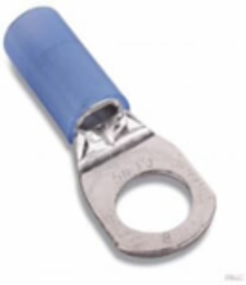 INS NYL RING TERM 6 BOLT 1/4IN BLU