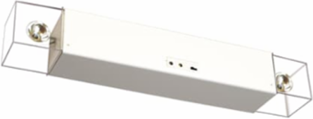12V STEEL QBIC EM UNIT C/W 4W LED
