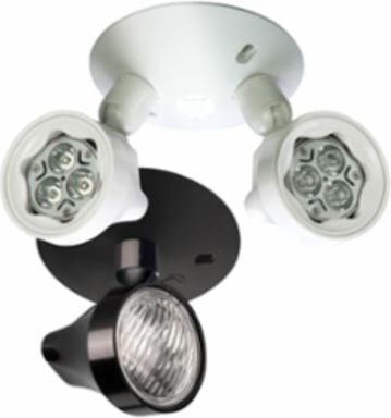 Remote LED Fixture 12V 6W MR16 Black