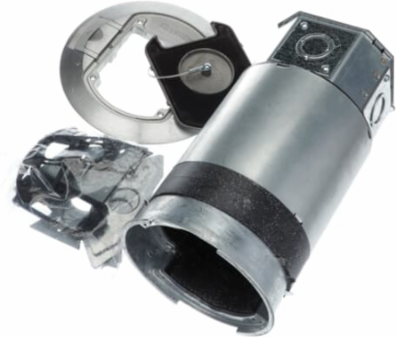Recessed Three-Gang Poke Through, Cover Diameter 8 Inch, Core Drill Size 6 Inch