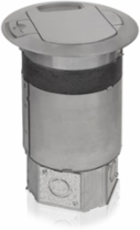 Recessed Three-Gang Poke Through, Cover Diameter 8 Inch, Core Drill Size 6 Inch