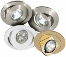 RCSSD TRIM BLACK MR16 12V4W-LED