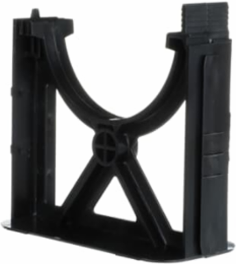 Snap-Loc Styrene Base Spacer 4 Inch x 1-1/2 Inch Non-Metallic
