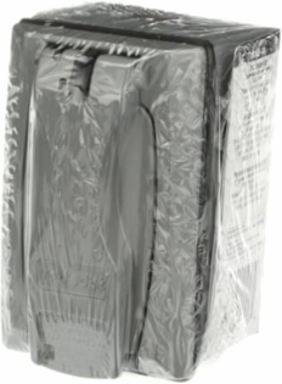GFCI Outlet Box Kit 18 Cubic Inches, 4-3/4 Inch x 3 Inch, 1/2 Inch Hub, Gray