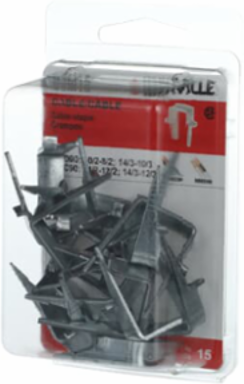 S-3 STAPLE PKG/15