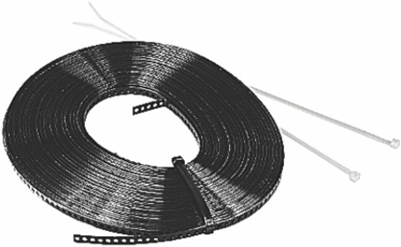 Black Nylon Cable Tie Strapping 30.48m (100 Foot) Roll, 9.52mm Width, 1.14mm Thick