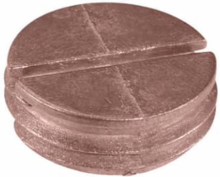 Closure Plug 1/2 Inch Bronze, Pack of 4