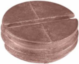Closure Plug 1/2 Inch Bronze, Pack of 4