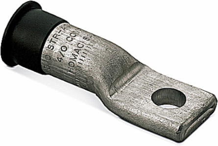 Aluminum One Hole NEMA Lug, Length 1-5/16 Inch, 3/8 Inch Bolt Size