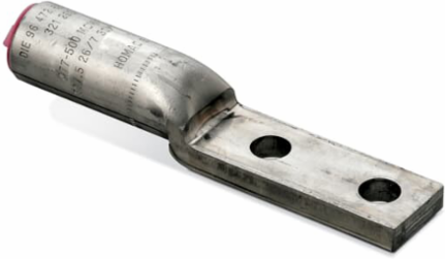 ALUM COMP LUG 350 KCMIL 2 HOLE PAD