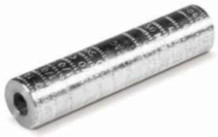 Aluminum Compression Splice Reducer, Length 3 Inch, Dual Rated for Copper and Aluminum