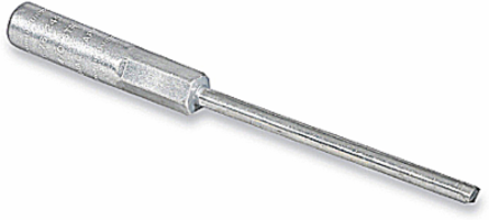 Aluminum Compression Pin Terminals, 2 Inch Pin Diameter, 1-3/4 Inch Barrel Insertion