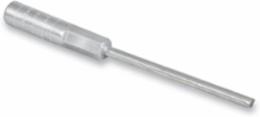 Aluminum Compression Pin Terminal, 6 Stranded, 2.257 Inch Pin Diameter