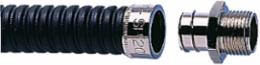 Nickel-Plated Brass Conduit Fitting Metric Thread M32, 1 Inch, IP40