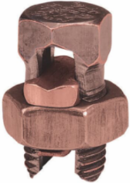Split Bolt Connector, Bronze, 6-8 Sol Range, Package of 2