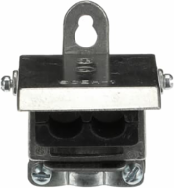 Oval Service Cable Cap with Split Insulator, Fits 3#3-2 Cable