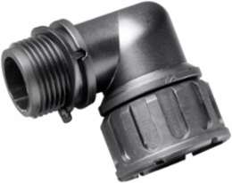 M27 SWIVEL CONNECTOR GREY NUT