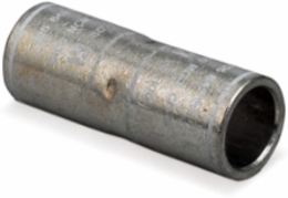 Copper Straight Compression Splice, 1.062 Inch, Tin-Plated, 2 Conductors