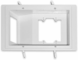 Three-Gang Old Work Electrical Box Plate, 6.75 Inch Length, 10.5 Inch Width, Non-Metallic