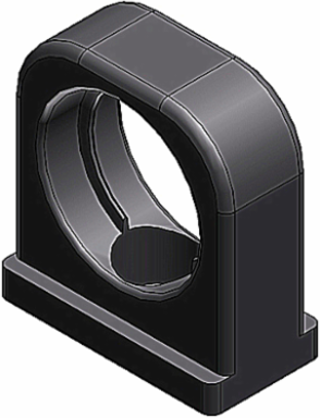 One Piece Conduit Support System