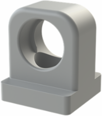 CONDUIT SUPPORT PA6 NW10 GRY