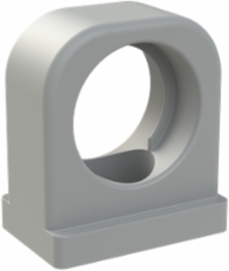 CONDUIT 1PC SUPPORT PA6 NW17 GRY
