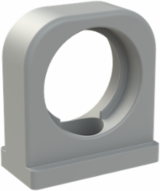 CONDUIT 1PC SUPPORT PA6 NW23 GRY