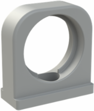 CONDUIT 1PC SUPPORT PA6 NW29 GRY