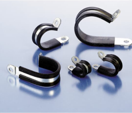 PIPE CLAMP GALV STL/EPDM NW23 8.4MM