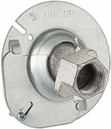 Hands Free Swivel Hanger for 4 Inch Round & Octagonal Boxes, Pre-Galvanized Steel
