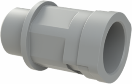 CONDUIT FTNG STR M16 NW12 IP66 GRY